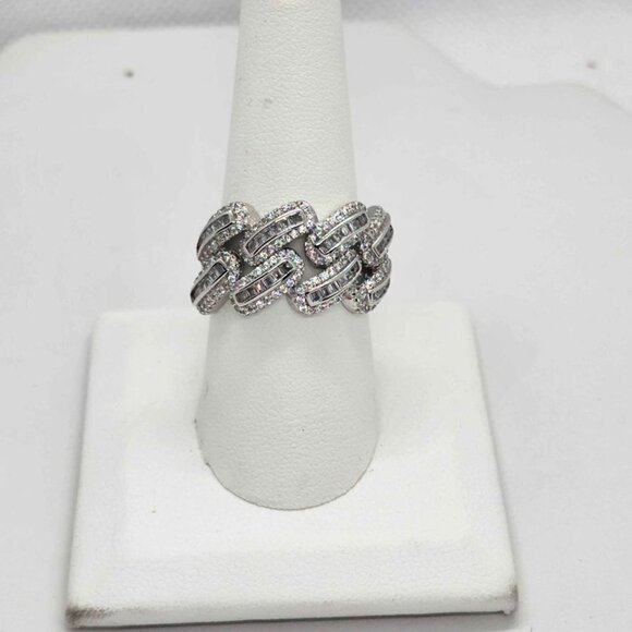 Brand NEWSterling Silver 925 Baguette Design Ring